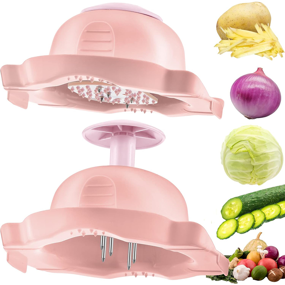 Mandoline Slicer Guard - ที่ครอบนิ้วป้องกันการบาดสำหรับเครื่องหั่นมันฝรั่งแบบมือหมุน 1 ชิ้น ทำจากพลาสติก PP ป้องกันนิ้วมือขณะหั่นอาหาร