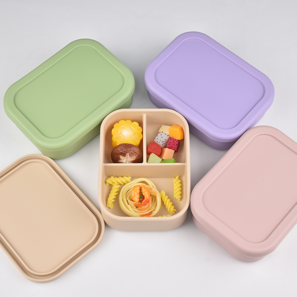 กล่องอาหารกลางวันแบบซิลิโคน 3  - Meal Prep List บทวิจารณ์และราคา