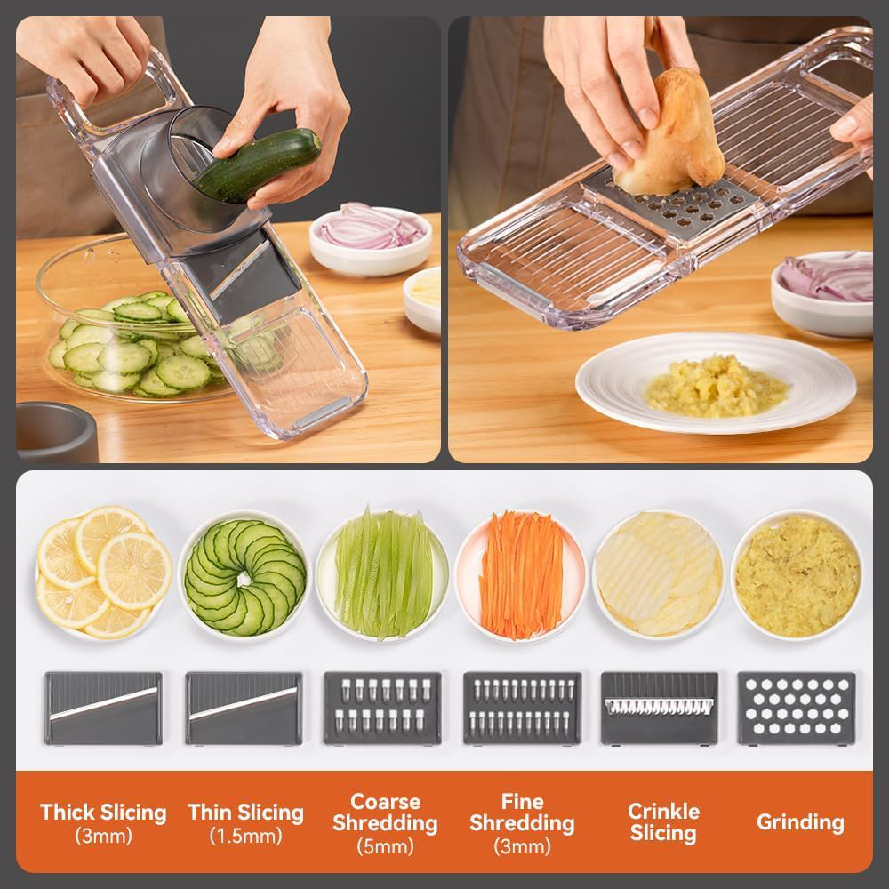เครื่องหั่นผักอเนกประสงค์ LMET - Mandoline Slicer Guard บทวิจารณ์และราคา