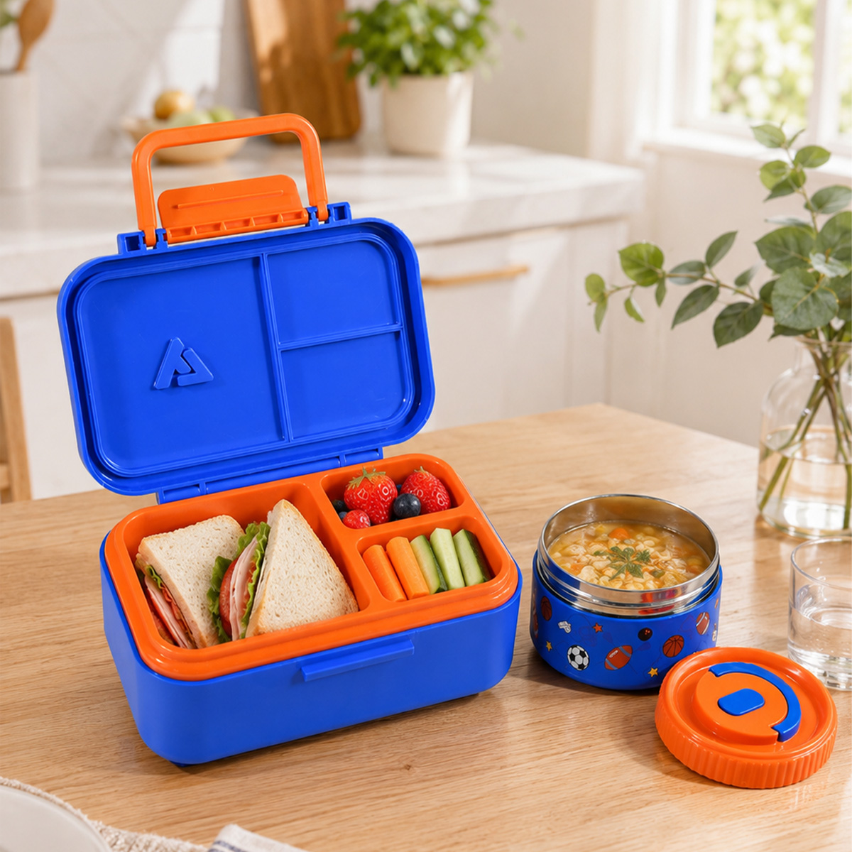กล่องข้าวเบนโตะพร้อมกระติกน้ำส - Meal Prep List บทวิจารณ์และราคา