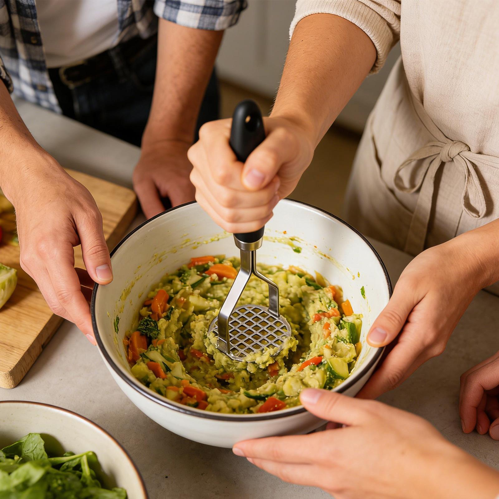 เครื่องบดมันฝรั่งแบบใช้มือ ที่ - Meal Prep Restaurant บทวิจารณ์และราคา
