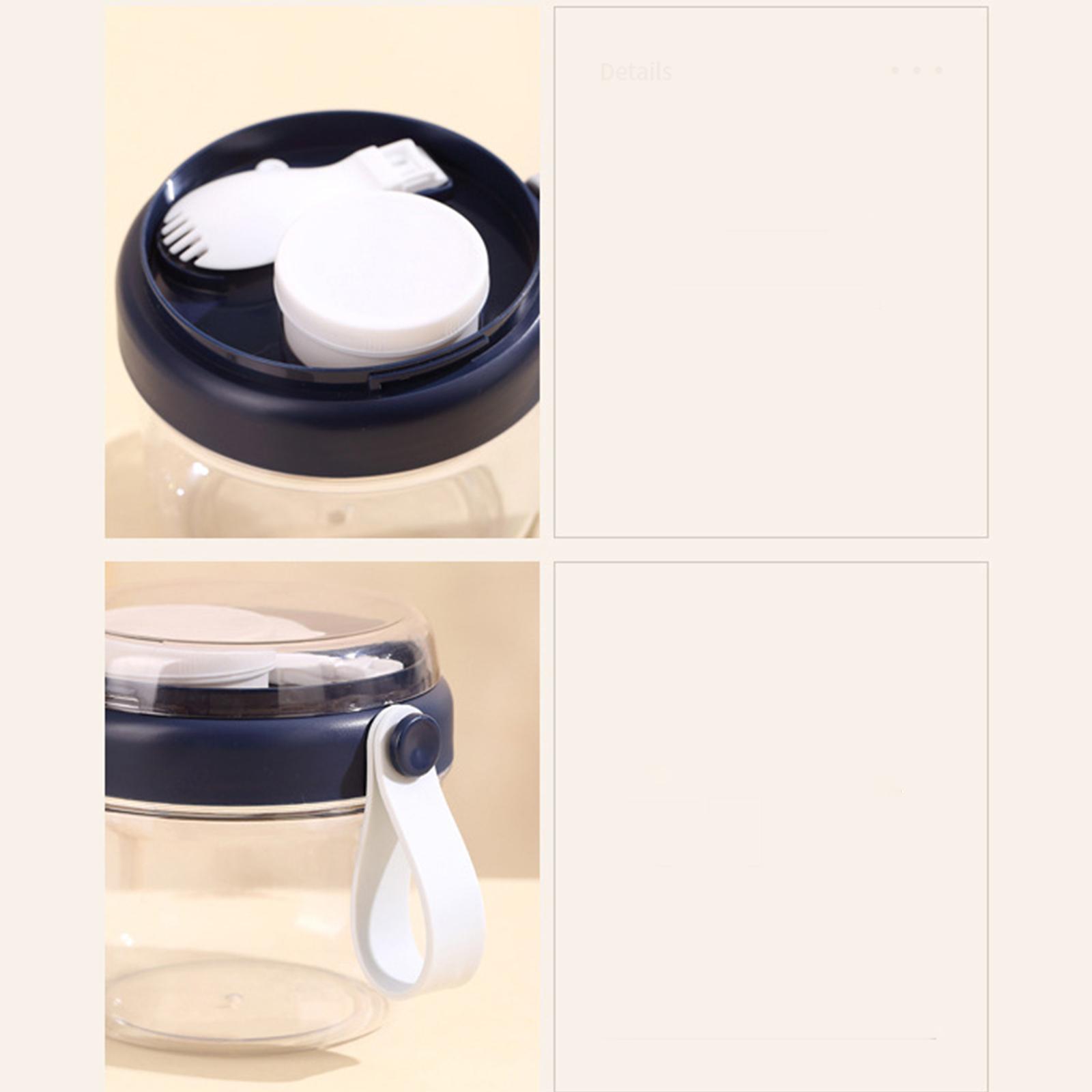 ถ้วยสลัดพร้อมฝาปิดและช้อน ใช้ซ - Meal Prep Yogurt Containers บทวิจารณ์และราคา