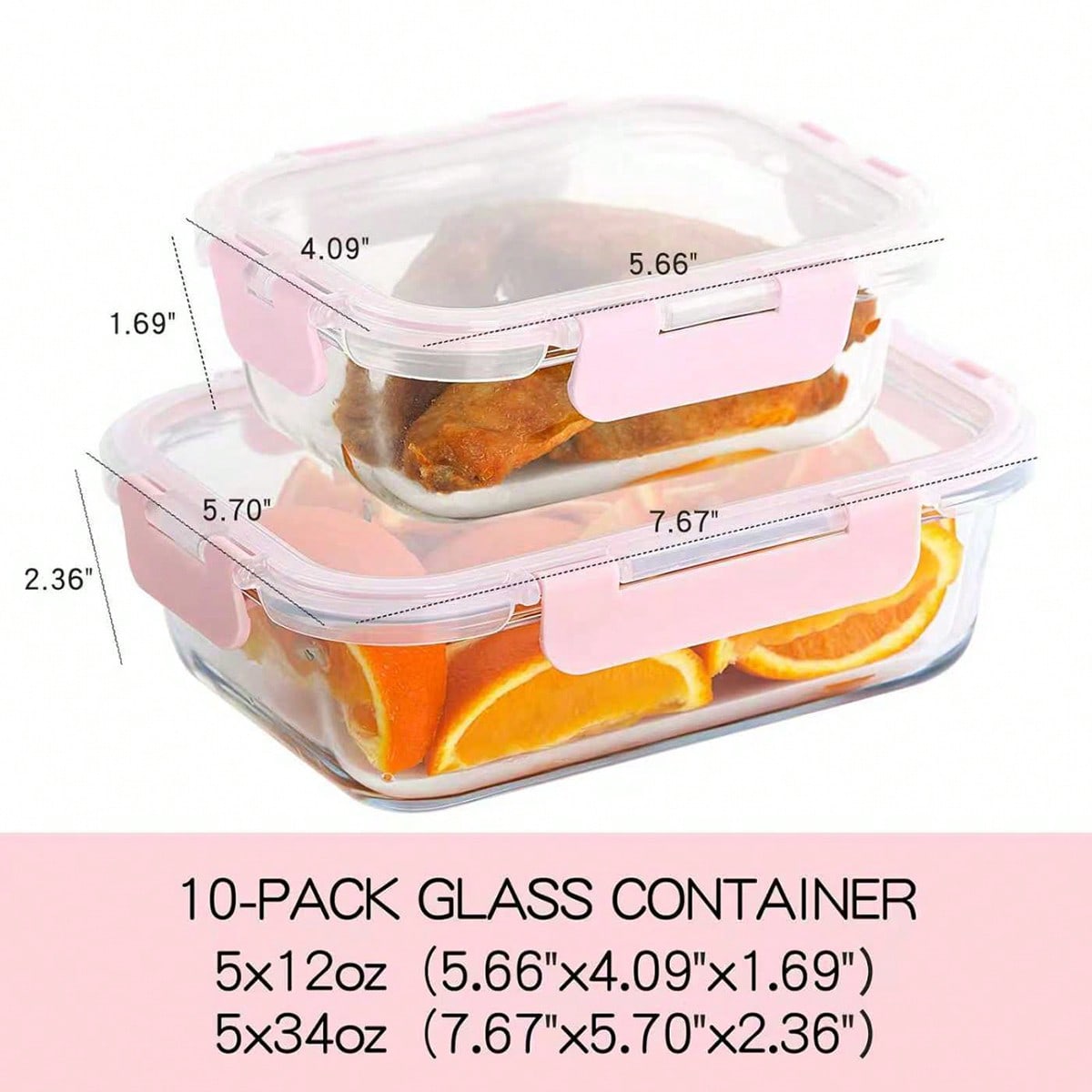 ชุดกล่องแก้วสำหรับเตรียมอาหาร  - Meal Prep List บทวิจารณ์และราคา