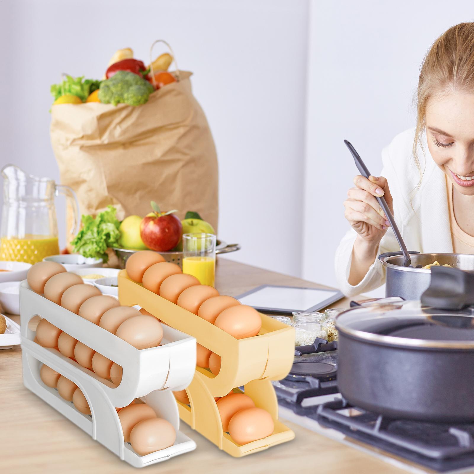 ที่วางไข่สำหรับตู้เย็น 3 ชั้น  - Meal Prep List บทวิจารณ์และราคา