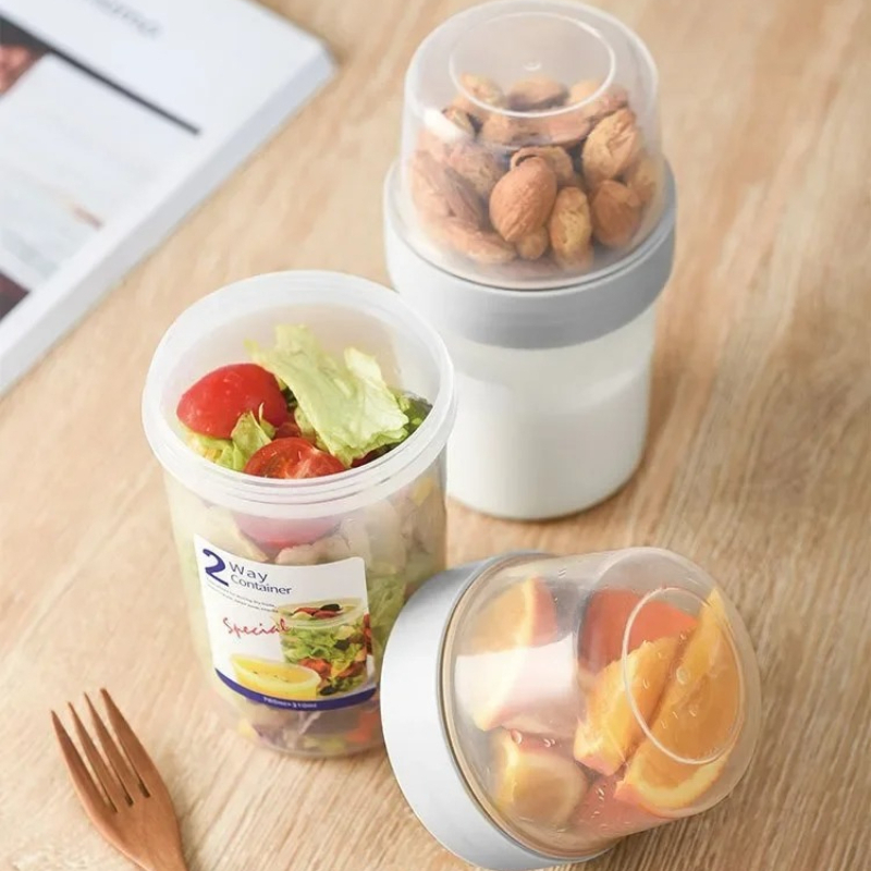 ชุดกล่องอาหารเช้าพร้อมฝาปิด ปร - Meal Prep Yogurt Containers บทวิจารณ์และราคา