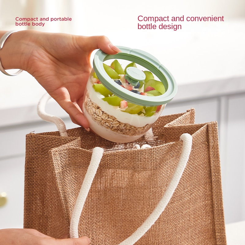 ภาชนะแก้วสำหรับโอ๊ตมีลแบบแช่ข้ - Meal Prep Yogurt Containers บทวิจารณ์และราคา